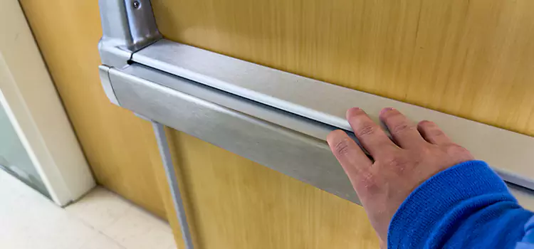 Installing a Push Bar on a Door Fuquay-Varina